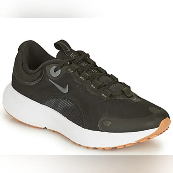 NEW Nike React Escape Run womens running shoes size 7 black white gum - Picture 5 of 9